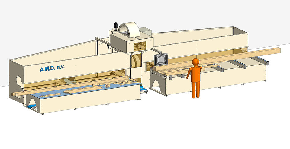 DA machine: multifunctionele balkbewerkinsmachine voor houtskeletbouw, spanten, blokhutten en nog veel meer …