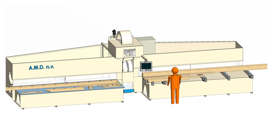 DA-Maschine: multifunktionale Balkenbearbeitungsmaschine für den Holzrahmenbau, Dachstühle, Blockhütten und vieles mehr…